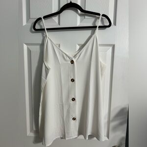 EUC White Tank 2X